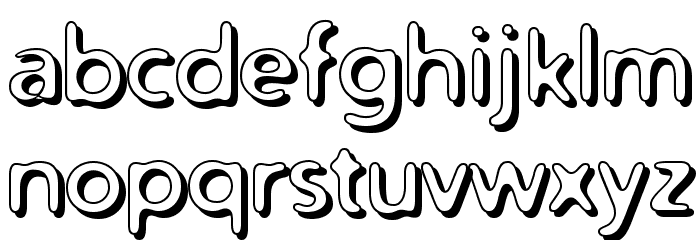 Distro Bev Font LOWERCASE