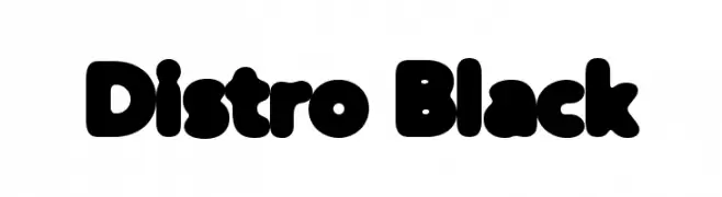 Distro Black  Fuentes Gratis Descargar