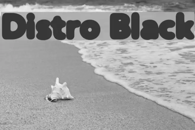 Distro Black Fonte examples