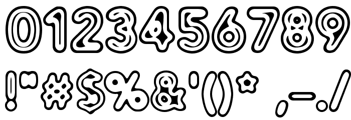 Distro Extinct Font Alte caractere
