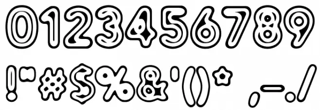 Distro Extinct Font OTHER CHARS