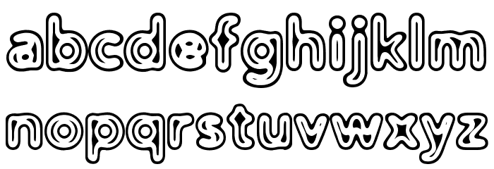 Distro Extinct Font LOWERCASE