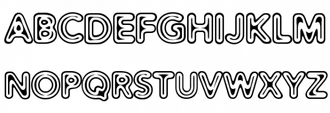 Distro Extinct Fonte MAIÚSCULAS