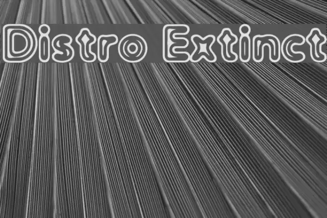 Distro Extinct フォント examples