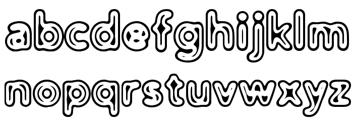 Distro Extinct Font Litere mici
