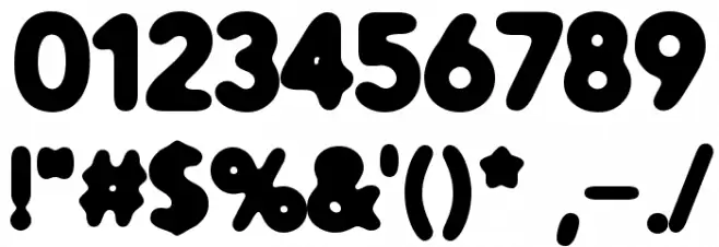 Distro Heavy Font OTHER CHARS