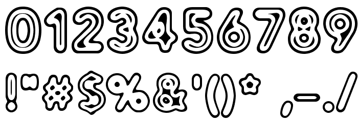 Distro II Extinct Font OTHER CHARS