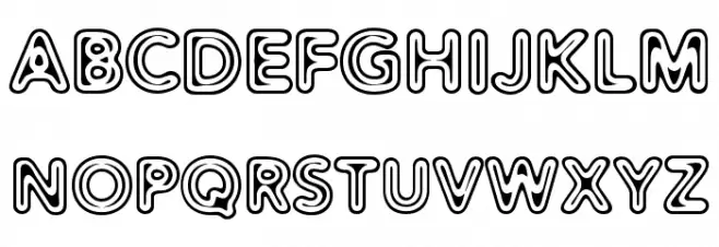 Distro II Extinct Schriftart Groß