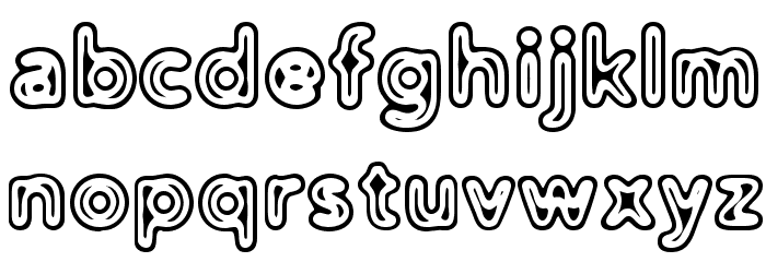 Distro II Extinct Font LOWERCASE