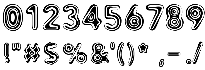 Distro II Liquorice Font OTHER CHARS