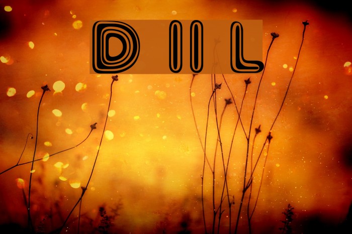 Distro II Liquorice Font examples