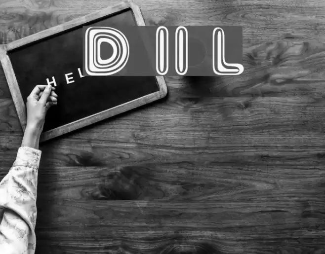 Distro II Liquorice Font examples