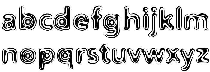 Distro II Liquorice Font LOWERCASE