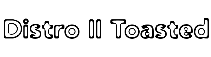 Distro II Toasted Font