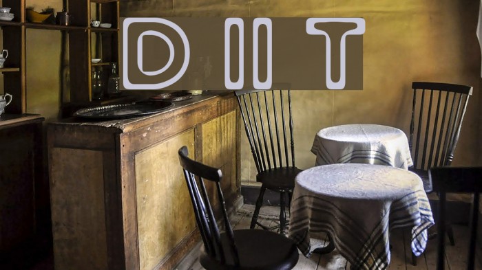 Distro II Toasted Font examples