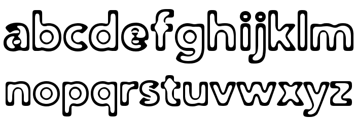 Distro II Toasted Font LOWERCASE
