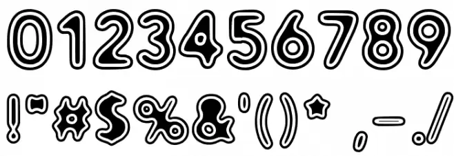 Distro II Vinyl Schriftart Anderer Schreiben