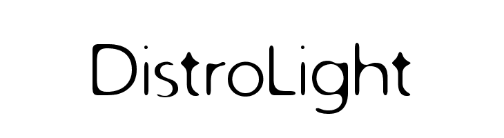 Distro Light  नि: शुल्क फ़ॉन्ट्स डाउनलोड