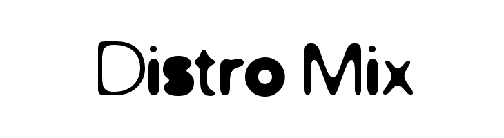 Distro Mix  Free Fonts Download