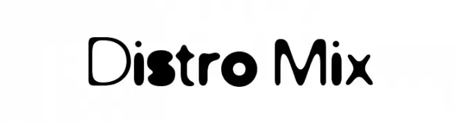 Distro Mix  Free Fonts Download
