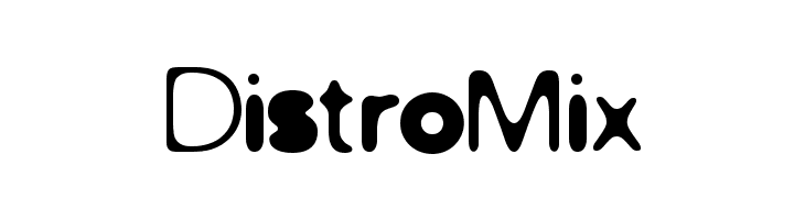 Distro Mix  les polices de caractères gratuit tlcharger
