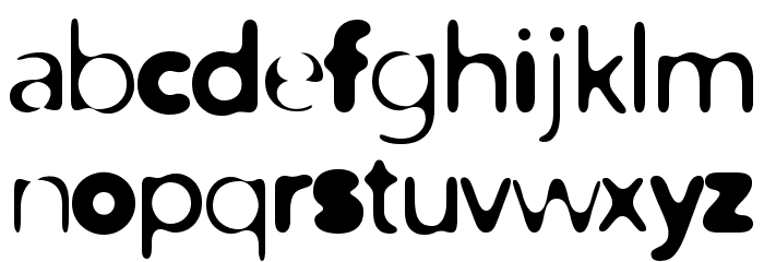 Distro Mix Font LOWERCASE