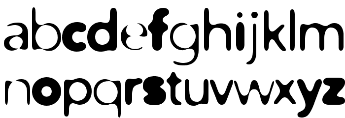 Distro Mix Font LOWERCASE