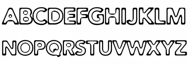 Distro Toast Schriftart Groß
