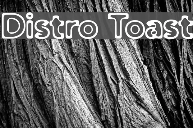 Distro Toast Schriftart examples