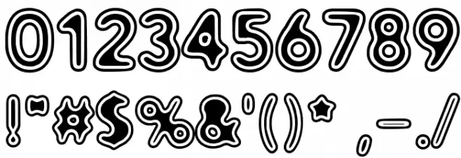 Distro Vinyl Font OTHER CHARS