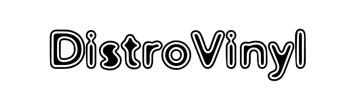 Distro Vinyl  免费字体下载