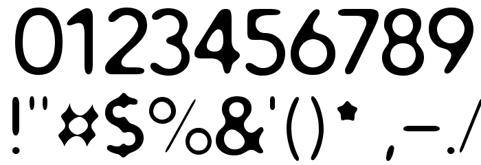 Distro Font OTHER CHARS