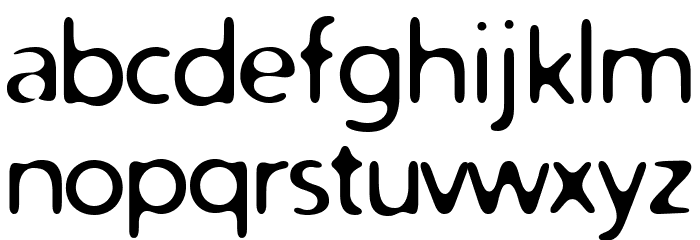 Distro Font LOWERCASE