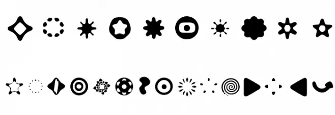 DistroII-Bats Font OTHER CHARS