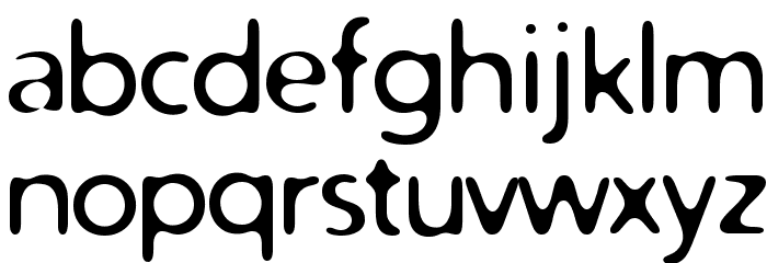 Distro Font LOWERCASE