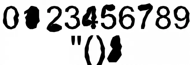 Distrowt Font OTHER CHARS