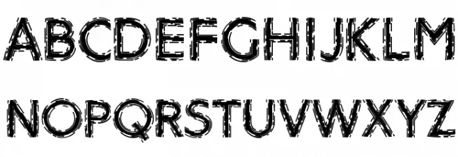 DistroyA Schriftart Groß