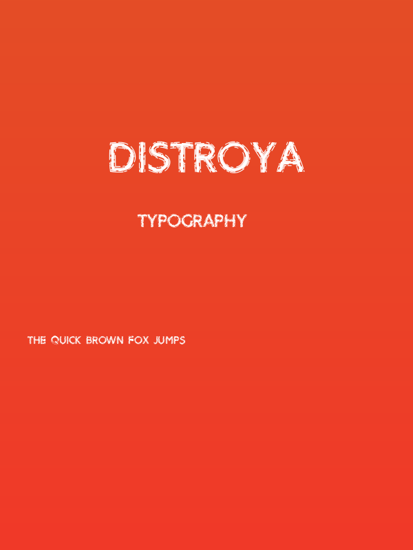 DistroyA Poster