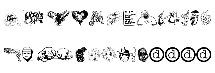 DisturbedBats Yo! Font LOWERCASE