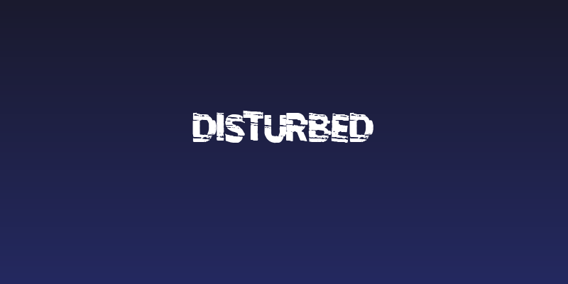Disturbed Social Header