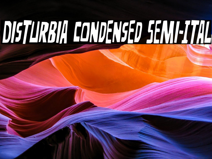 Disturbia Condensed Semi-Ital Example 1