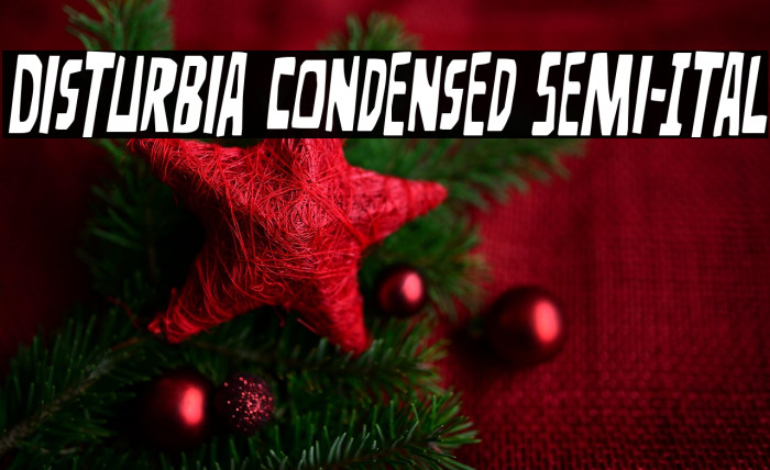 Disturbia Condensed Semi-Ital Example 2