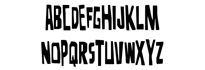 Disturbia Condensed Font LOWERCASE