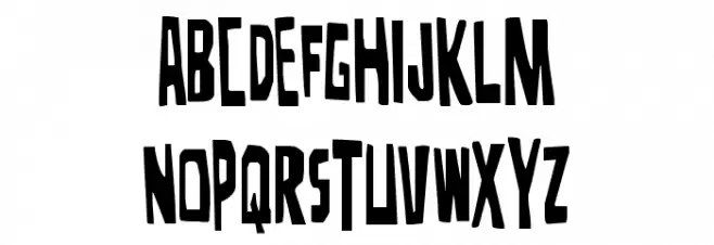Disturbia Condensed Caratteri MINUSCOLO