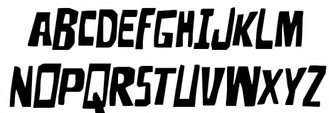 Disturbia Expanded Semi-Italic Шрифта ВЕРХНИЙ