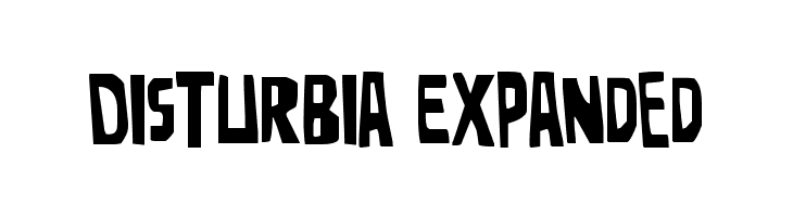 Disturbia Expanded  les polices de caractères gratuit tlcharger