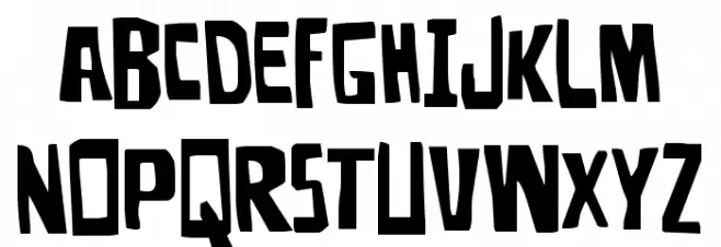 Disturbia Expanded Polices MAJUSCULES