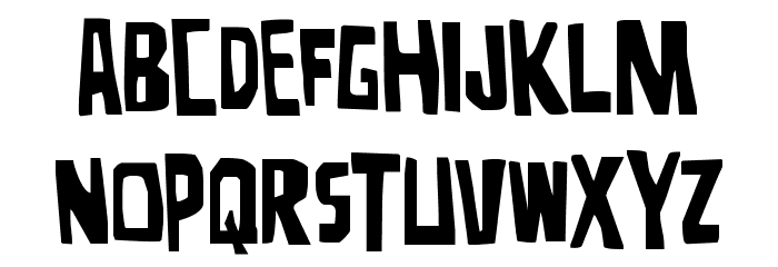 Disturbia Expanded Font LOWERCASE