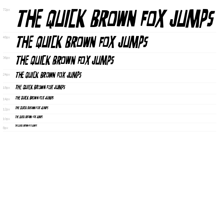 Disturbia Italic Waterfall