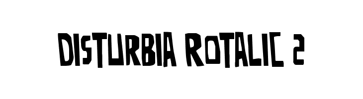Disturbia Rotalic 2  baixar fontes gratis